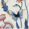 Buy cheap Polyester Beaded Embroidered Mesh Lace Fabric 135cm Width By The Yard from wholesalers