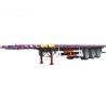 Buy cheap JOST 3 Axles Flatbed Truck Trailer 45 Ton 40 Feet Flatbed Trailer from wholesalers