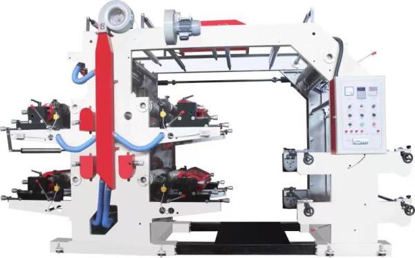 Buy cheap Four Colour Flexo Printing Press Machine For Plastic Film / Non Woven Fabric from wholesalers