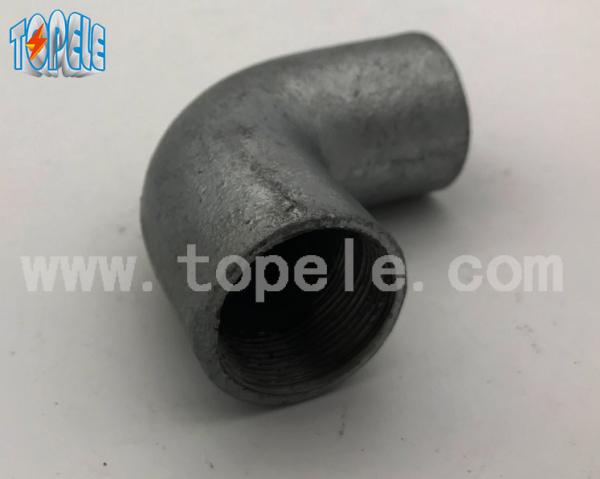 Buy cheap BS4568 20mm/25mm/32mm 90 Degree Galvanized Malleable Iron Cast Solid Elbow from wholesalers
