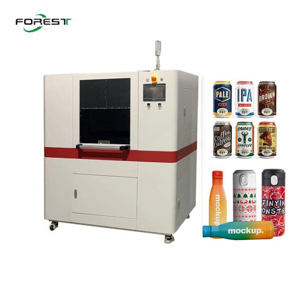 Buy cheap Cylindrical Rotary UV Printer Cosmetic Plastic Cap Printing Machine from wholesalers