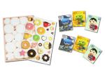 3 Mm Thickness 3D Puffy Stickers , Cartoon Shapes Cute Puffy Stickers