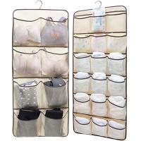 Buy cheap Dual Sided Hanging Underwear Storage Bag With 26 Mesh Pockets & Rotating Metal product