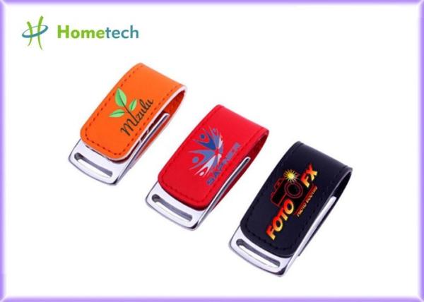 Buy cheap Customer Logo Leather USB Memory Stick Flash Drive Pendrive 16GB 32GB 64GB from wholesalers