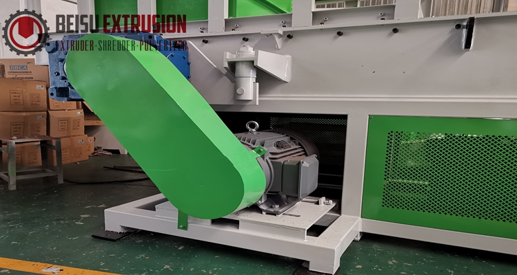 Super Plc Rotary Blade 500kg/H Plastic Shredder Machine