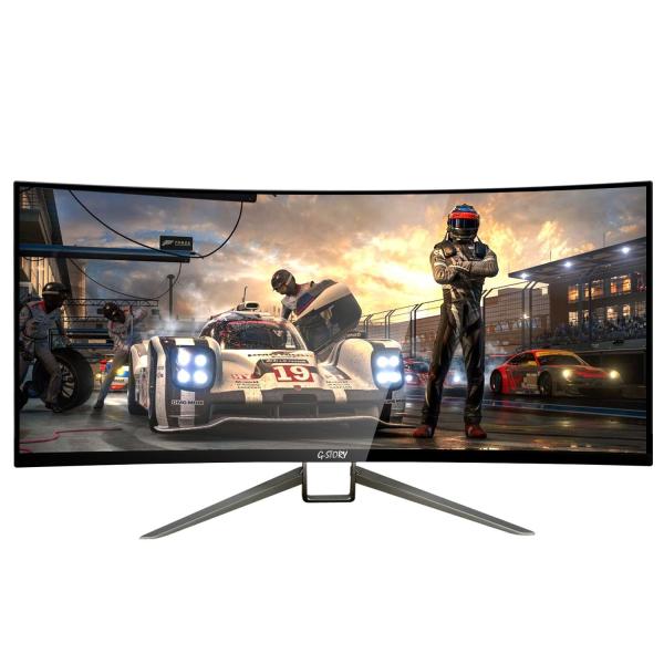 Buy cheap G-STORY HDR Curved 35 Inch Gaming Monitor For Home TV Video Game Console from wholesalers