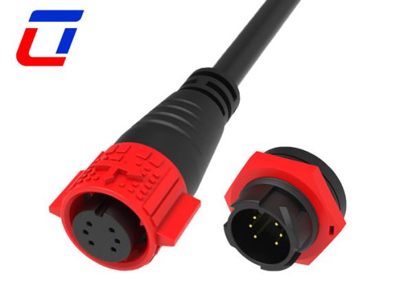 Buy cheap Low Power Waterproof Cable Connector IP67 6 Pin Male Female Connector from wholesalers
