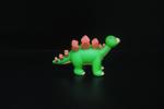 Small Green Vinyl Mini Dinosaurs , Mini Dinosaur Figures PVC Material