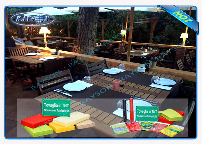 AZO Free Printable 45 Gr / 50gr / 60gr Spunbond Non Woven Tablecloth Multi Sizes