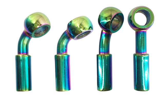 M10*1 Braided Brake Hose Banjo Fitting Stainless Steel For Motorcycle