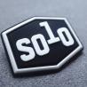 Buy cheap Black 3D Soft Silicone Rubber Clothing Labels from wholesalers