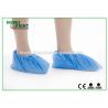 Buy cheap Blue Disposable CPE Shoe Cover for Industry , Waterproof Disposable Footwear from wholesalers
