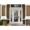 Buy cheap Anti Deformation Exterior Wood Doors With Glass , Simple Main Door Designs For Home from wholesalers