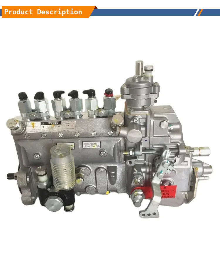 Excavator 6D102 6BT Diesel Engine Parts 4063845 Fuel Injection Pump For Maintenance
