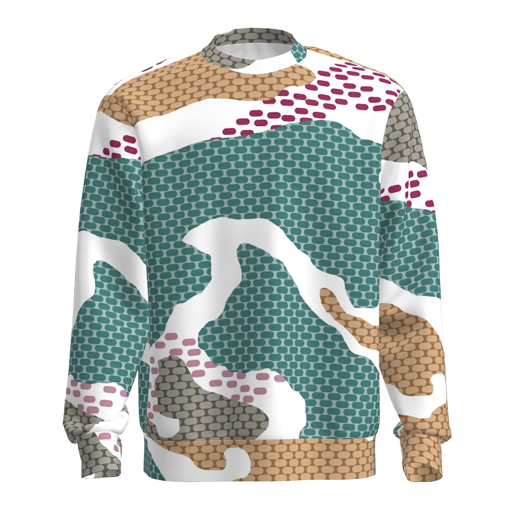 Round Neck Sweatshirt Thermal Sublimation Heat Transfer Digital Printing Custom DIY Hoodie