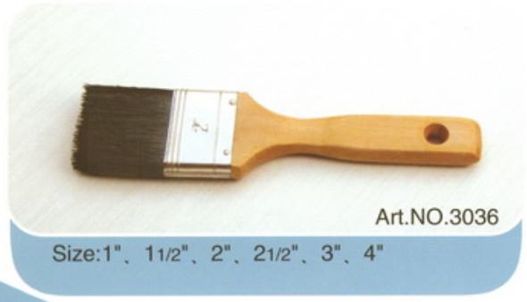 Buy cheap Chinese bristle plastic or wooden handle pure bristle high quality paint brush No.3036 from wholesalers
