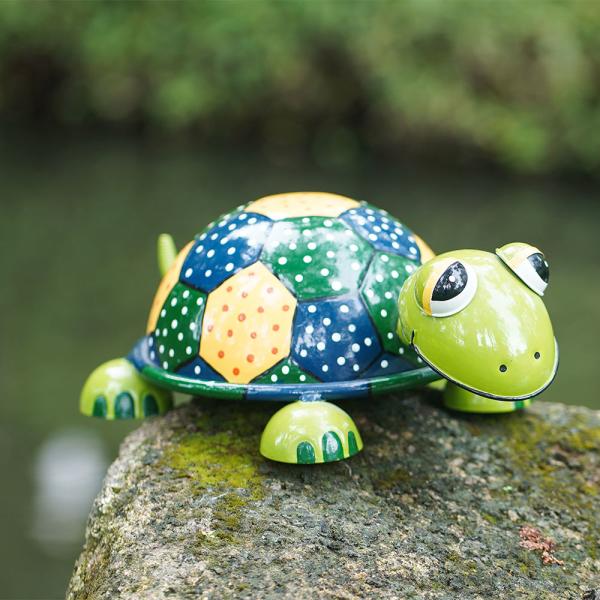 Buy cheap Lifelike Metal Tortoise Animal Garden Ornament Decorative Pieces from wholesalers