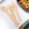 Buy cheap Eco-Friendly Cutlery Bamboo Raw Material Disposable Tableware Set Knife Forks Spoons from wholesalers