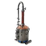 Essential Oil Extractor Distillation Vacuum Steam Stainless Steel 25L