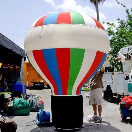 Quality Inflatable 6m pvc tarapulin red advertising ground balloon with logo new year selling for sale
