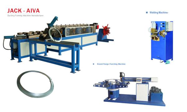 Buy cheap Angle Iron Round Flange Making Machine Duct Flange Machine from wholesalers