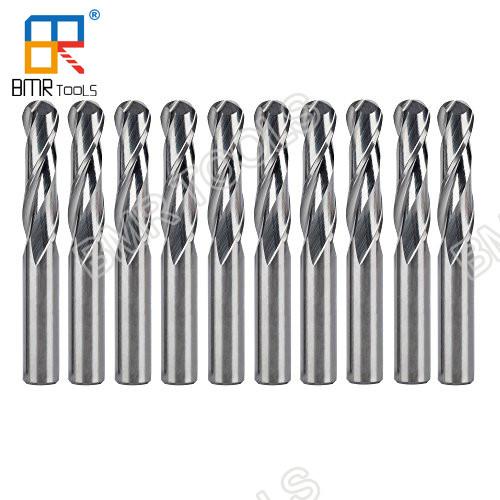 Buy cheap BMR TOOLS cnc milling hrc55 12mm x 35mm x 75mm 2flute ball nose for wood cutting from wholesalers