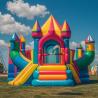 Buy cheap CE Certification 50X60X70 Cm Outdoor Inflatable Castle Slide / Kids Inflatable Bouncy Castle With Water Slide Combo from wholesalers