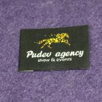 Branded Name Woven Apparel Labels With Logo Personalized Garment Labels