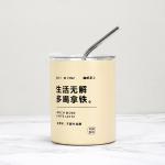 600ML Portable Stainless Steel Vacuum Insulated Travel Coffee Mugs