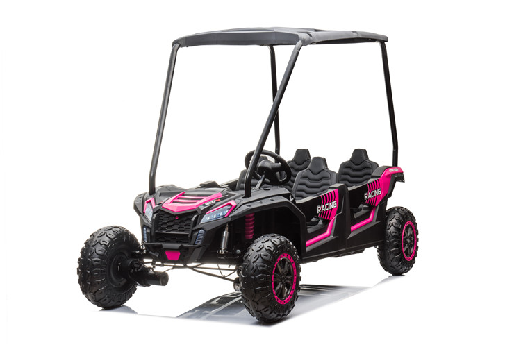 24v Battery 4x4 Plastic UTV Four-Seat Children's Electric Car with Carport 4-Wheeler