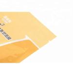 High Quality Matte Pure Aluminum Foi three side seal Clear Plastic Cosmetic Bags