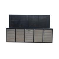 Buy cheap Steel Metal Tool Cabinet Italy Style Stainless Steel Workbench Mat Custom Black product