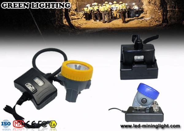 Buy cheap IP68 Waterproof High Lumen Hard Hat Light Rechargeable 3mm Toughened Glass from wholesalers