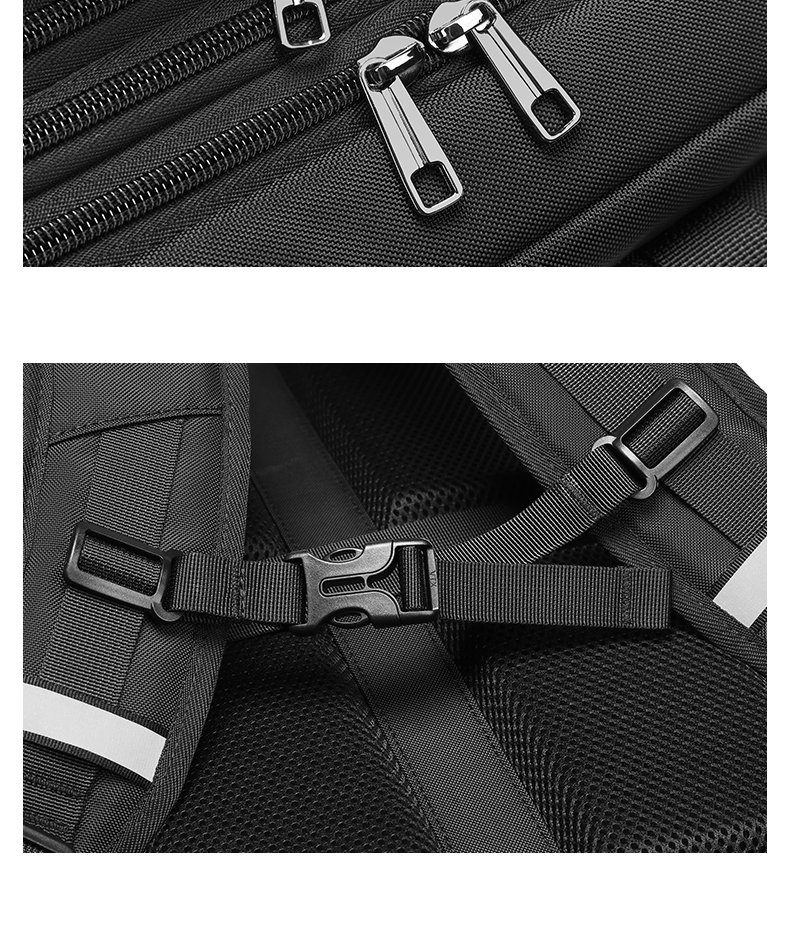 New Multifunction large capacity usb raincoat backpack business travel laptop backpack bag men