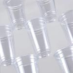 Wholesale 95mm Clear Plastic Cups PET Disposable Drinking Cup For Ice Coffee