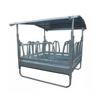 Buy cheap Cattle Feeding Galvanized Livestock Fencing Hay Feeder Powder Coated product