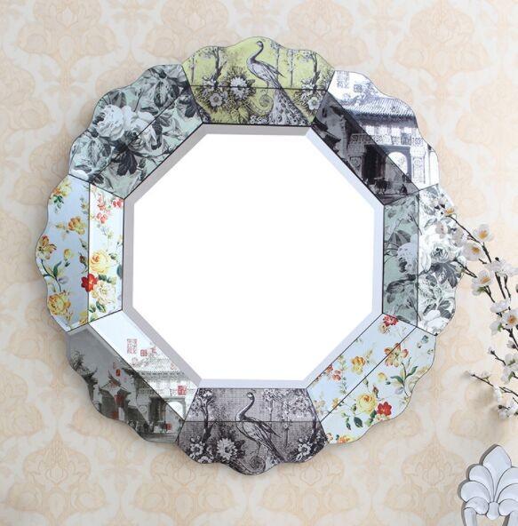 Buy cheap Decorative Bedroom Wall Mirrors , Beveled Glass Vanity Mirror OEM Service from wholesalers