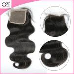 High Quality Brazilian Virgin Human Hair Body Wave 4"*4" Lace Closure with Baby