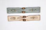 Durable Ladies Elastic Stretch Belts , Womens Wide Brown Belt For Dress
