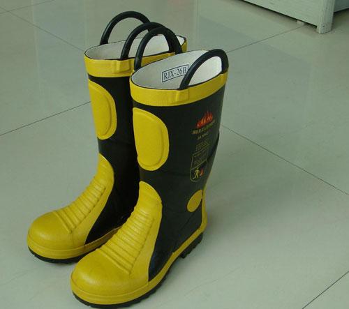 Buy cheap EC Standard Fire Fighting Boots / Fire Resistant Safety Boots from wholesalers