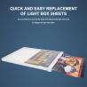 Buy cheap Double-Sided Led Advertising A4 Light Boxs For Rechargeable Restaurant Menu from wholesalers