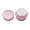 Buy cheap Round Pink Double Layer Cosmetic Cream Jar 50ml Portable Cosmetic Packaging Jars from wholesalers