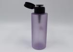 Matt Purple Plastic Cosmetic Bottles 300ml 500ml Cleasing Water Container With