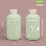 Flip Top Cap HDPE Plastic Bottle Packaging For Shampoo Lotion Cosmetic Container
