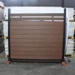 3D Composite Wpc Fence Board Fireproof Wood Grain Waterproof Outdoor
