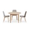 Buy cheap Easy Assembly Modern Indoor Furniture Sleek Durable Round Dining Table Set from wholesalers