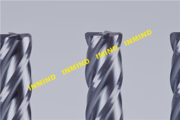 Buy cheap 4 Flute Radius Milling Cutter With 30 mm Cutting Length 12 mm Diameter from wholesalers