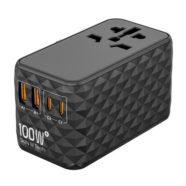 Buy cheap 100W Universal Travel Adapter International Worldwide Power Adapter For USA EU UK from wholesalers