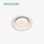 Commercial Recessed Spotlight Frame 75mm Cut-Out GU10/MR16 Aluminum Anti-Glare