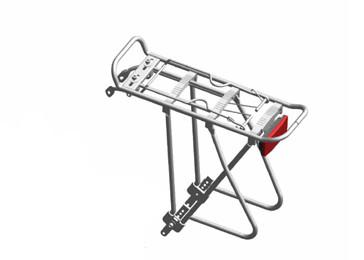 Buy cheap Powder Coated Alloy Rear Carrier , Adjustable Height Alloy Bike Carrier Rack from wholesalers